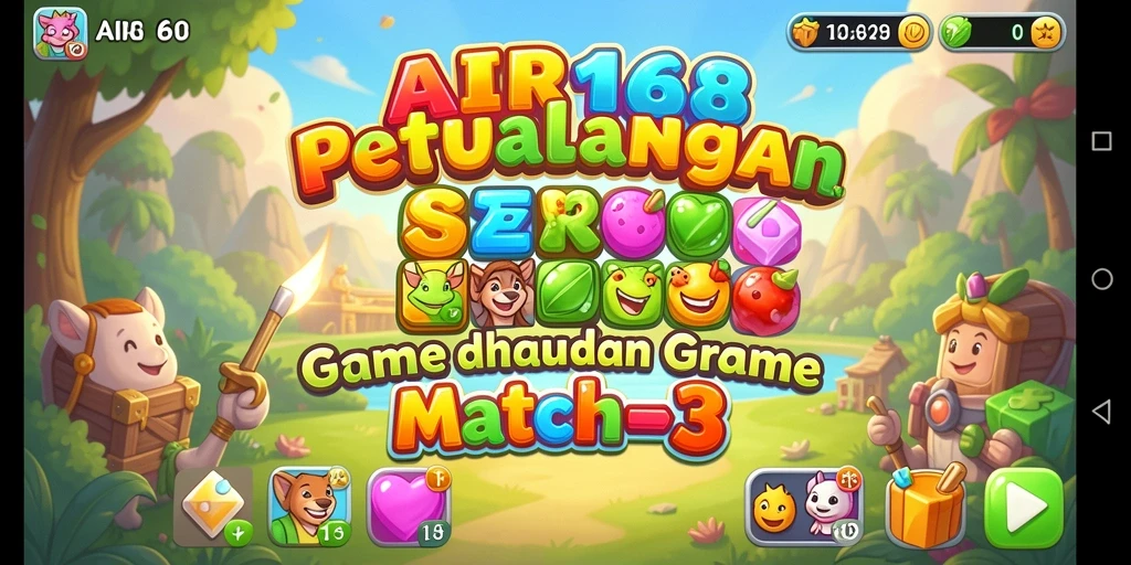 Tampilan gameplay AIR168 yang seru dan penuh warna.