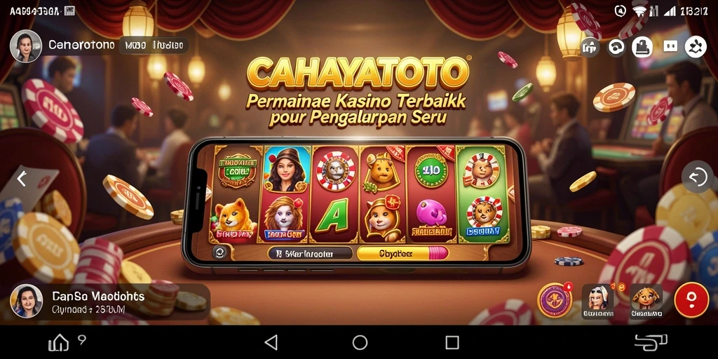 Tampilan gameplay seru di CAHAYATOTO dengan dealer profesional.