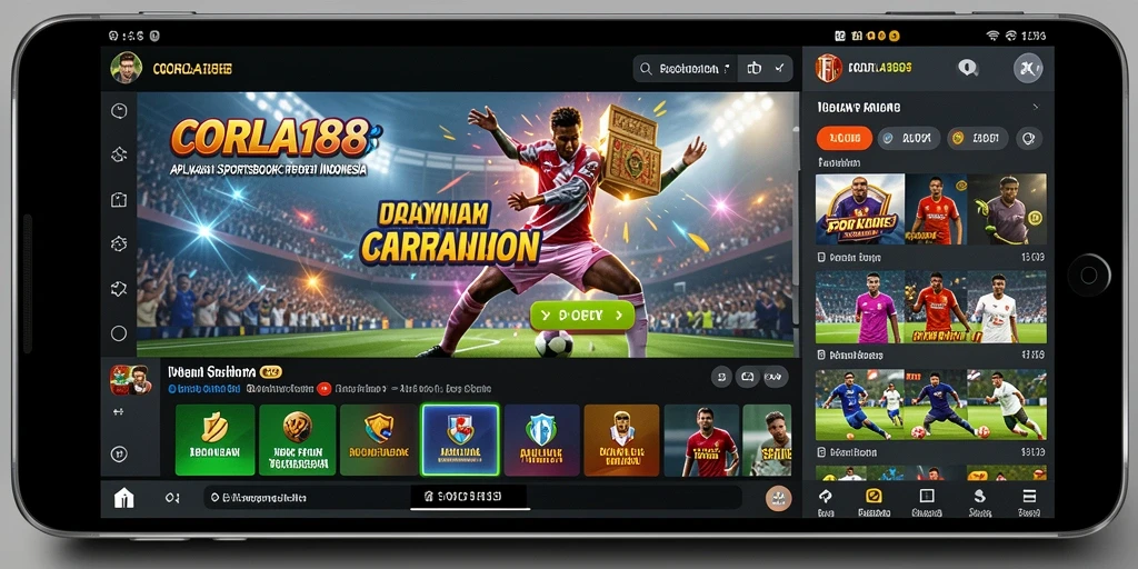 Tampilan menarik dari gameplay Sportsbook CORLA188 yang penuh aksi.