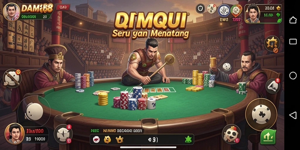 Gameplay QiuQiu yang seru dan menantang di DAM88.