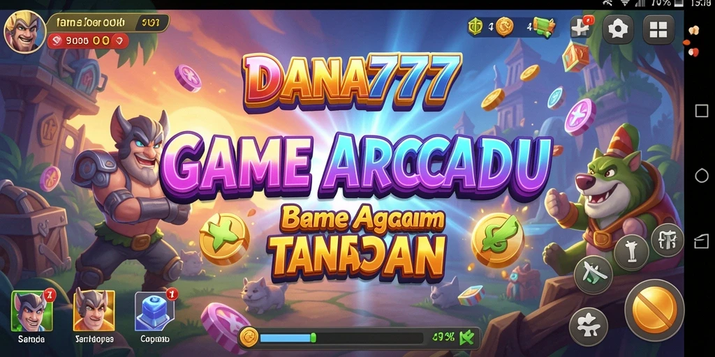 Screenshot gameplay DANA777 menampilkan aksi seru dalam permainan Arcade.