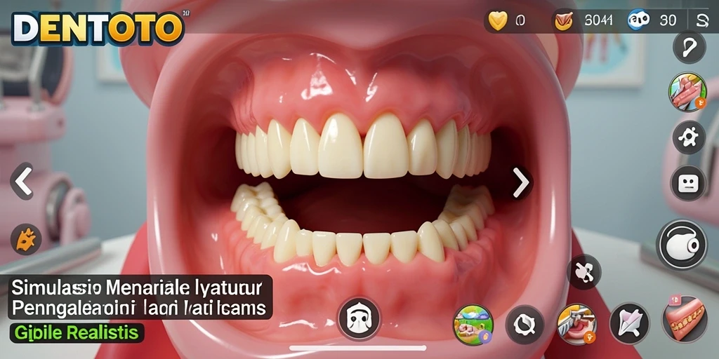 Tampilan gameplay DENTOTO yang seru dan interaktif.