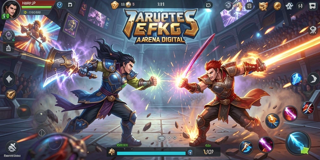 Gameplay menarik dalam pertarungan seru di HARAPJP.