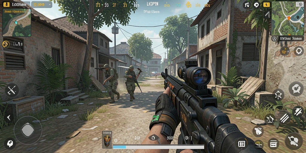 Gameplay menegangkan LKOPEN dengan aksi intens dan grafis menakjubkan.