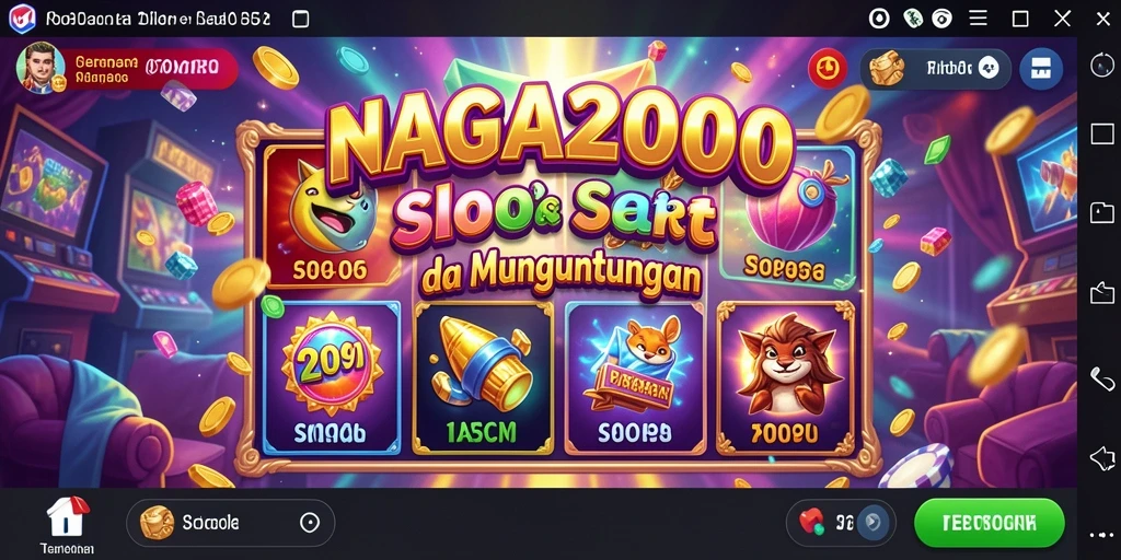 Tampilan permainan Slot NAGA2000 yang mengesankan dan penuh warna.