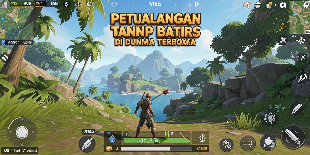 Tampilan menakjubkan dari gameplay Open World VIP805.